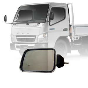 GELING Additional Chrome Side View Mirror with Short Bracket for Mitsubishi Fuso Canter 2005 Truck