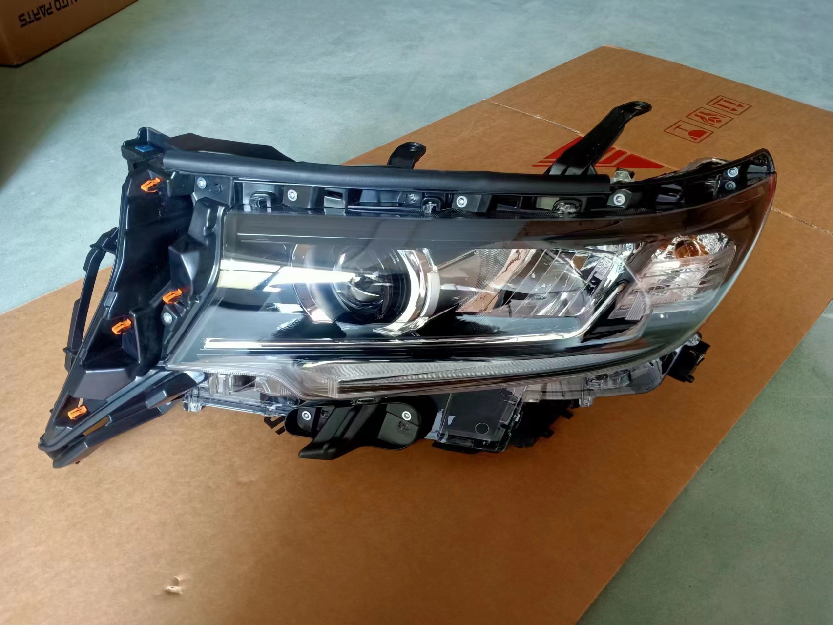 GELING RH LH Led Projector Sequential Signal Head Lamp Headlight for Toyota Prado 2014 2015 2016 2017 2018